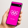 כיסוי בעיצוב אישי עם השם שלך לדגם - Google Pixel 6a 5G בעיצוב אולימפי
