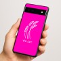 כיסוי בעיצוב אישי עם השם שלך לדגם - Google Pixel 6a 5G בעיצוב חיטה גלית זהב
