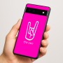 כיסוי בעיצוב אישי עם השם שלך לדגם - Google Pixel 6a 5G בעיצוב יד סלע