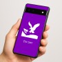 כיסוי בעיצוב אישי עם השם שלך לדגם - Google Pixel 6a 5G בעיצוב נשר אמריקאי