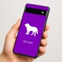 כיסוי בעיצוב אישי עם השם שלך לדגם - Google Pixel 6a 5G בעיצוב כלב