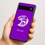 כיסוי בעיצוב אישי עם השם שלך לדגם - Google Pixel 6a 5G בעיצוב ראש נשר