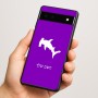 כיסוי בעיצוב אישי עם השם שלך לדגם - Google Pixel 6a 5G בעיצוב כריש ראש פטיש