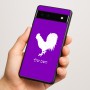 כיסוי בעיצוב אישי עם השם שלך לדגם - Google Pixel 6a 5G בעיצוב תרנגול
