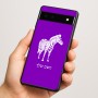 כיסוי בעיצוב אישי עם השם שלך לדגם - Google Pixel 6a 5G בעיצוב זברה