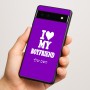 כיסוי בעיצוב אישי עם השם שלך לדגם - Google Pixel 6a 5G בעיצוב אוהבת את החבר שלי