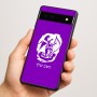 כיסוי בעיצוב אישי עם השם שלך לדגם - Google Pixel 6a 5G בעיצוב אנג'ל מוזיקלי