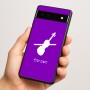 כיסוי בעיצוב אישי עם השם שלך לדגם - Google Pixel 6a 5G בעיצוב כינור