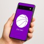 כיסוי בעיצוב אישי עם השם שלך לדגם - Google Pixel 6a 5G בעיצוב כדורסל