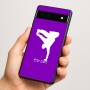 כיסוי בעיצוב אישי עם השם שלך לדגם - Google Pixel 6a 5G בעיצוב ברייקדאנס
