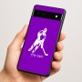 כיסוי בעיצוב אישי עם השם שלך לדגם - Google Pixel 6a 5G בעיצוב שחקן הוקי