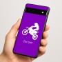 כיסוי בעיצוב אישי עם השם שלך לדגם - Google Pixel 6a 5G בעיצוב מוטוקרוס