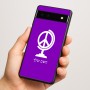 כיסוי בעיצוב אישי עם השם שלך לדגם - Google Pixel 6a 5G בעיצוב גלובוסי שלום
