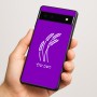 כיסוי בעיצוב אישי עם השם שלך לדגם - Google Pixel 6a 5G בעיצוב חיטה גלית זהב