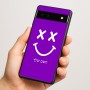 כיסוי בעיצוב אישי עם השם שלך לדגם - Google Pixel 6a 5G בעיצוב סמיילי