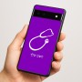 כיסוי בעיצוב אישי עם השם שלך לדגם - Google Pixel 6a 5G בעיצוב סטטוסקופ רופא