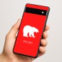 כיסוי בעיצוב אישי עם השם שלך לדגם - Google Pixel 6a 5G בעיצוב דוב