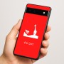 כיסוי בעיצוב אישי עם השם שלך לדגם - Google Pixel 6a 5G בעיצוב ג'ירפה באפריקה