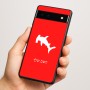 כיסוי בעיצוב אישי עם השם שלך לדגם - Google Pixel 6a 5G בעיצוב כריש ראש פטיש