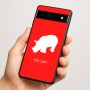 כיסוי בעיצוב אישי עם השם שלך לדגם - Google Pixel 6a 5G בעיצוב קרנף