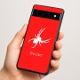 כיסוי בעיצוב אישי עם השם שלך לדגם - Google Pixel 6a 5G בעיצוב עכביש