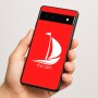 כיסוי בעיצוב אישי עם השם שלך לדגם - Google Pixel 6a 5G בעיצוב סירה