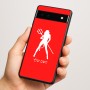 כיסוי בעיצוב אישי עם השם שלך לדגם - Google Pixel 6a 5G בעיצוב אישה שטן