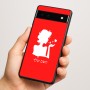 כיסוי בעיצוב אישי עם השם שלך לדגם - Google Pixel 6a 5G בעיצוב אהבת נשים