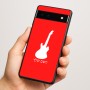כיסוי בעיצוב אישי עם השם שלך לדגם - Google Pixel 6a 5G בעיצוב גיטרה