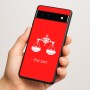 כיסוי בעיצוב אישי עם השם שלך לדגם - Google Pixel 6a 5G בעיצוב מזלות - מאזניים