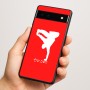 כיסוי בעיצוב אישי עם השם שלך לדגם - Google Pixel 6a 5G בעיצוב ברייקדאנס