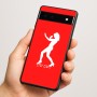 כיסוי בעיצוב אישי עם השם שלך לדגם - Google Pixel 6a 5G בעיצוב אישה מגוננת