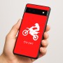 כיסוי בעיצוב אישי עם השם שלך לדגם - Google Pixel 6a 5G בעיצוב מוטוקרוס