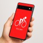 כיסוי בעיצוב אישי עם השם שלך לדגם - Google Pixel 6a 5G בעיצוב אופניים אולימפיים