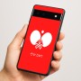 כיסוי בעיצוב אישי עם השם שלך לדגם - Google Pixel 6a 5G בעיצוב פינג פונג