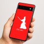 כיסוי בעיצוב אישי עם השם שלך לדגם - Google Pixel 6a 5G בעיצוב סמוראי