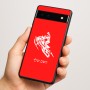 כיסוי בעיצוב אישי עם השם שלך לדגם - Google Pixel 6a 5G בעיצוב אופנוע שלג