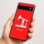 כיסוי בעיצוב אישי עם השם שלך לדגם - Google Pixel 6a 5G בעיצוב באר נפט