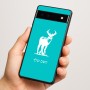 כיסוי בעיצוב אישי עם השם שלך לדגם - Google Pixel 6a 5G בעיצוב צבי