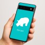 כיסוי בעיצוב אישי עם השם שלך לדגם - Google Pixel 6a 5G בעיצוב קרנף