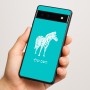 כיסוי בעיצוב אישי עם השם שלך לדגם - Google Pixel 6a 5G בעיצוב זברה
