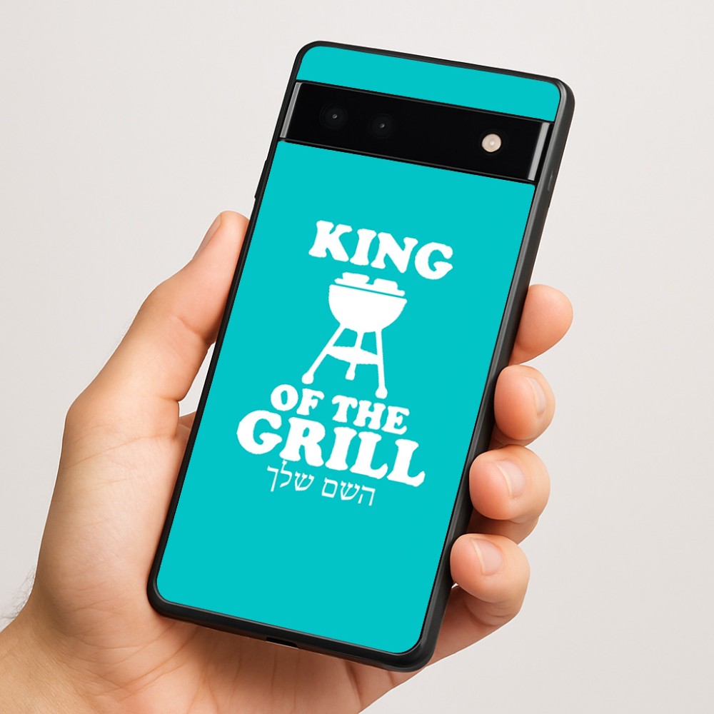 כיסוי בעיצוב אישי עם השם שלך לדגם - Google Pixel 6a 5G בעיצוב מלך הגריל