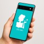 כיסוי בעיצוב אישי עם השם שלך לדגם - Google Pixel 6a 5G בעיצוב אהבת נשים