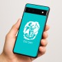 כיסוי בעיצוב אישי עם השם שלך לדגם - Google Pixel 6a 5G בעיצוב אנג'ל מוזיקלי