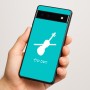 כיסוי בעיצוב אישי עם השם שלך לדגם - Google Pixel 6a 5G בעיצוב כינור