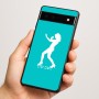 כיסוי בעיצוב אישי עם השם שלך לדגם - Google Pixel 6a 5G בעיצוב אישה מגוננת