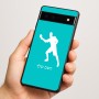 כיסוי בעיצוב אישי עם השם שלך לדגם - Google Pixel 6a 5G בעיצוב שחקן פינג פונג