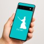 כיסוי בעיצוב אישי עם השם שלך לדגם - Google Pixel 6a 5G בעיצוב סמוראי