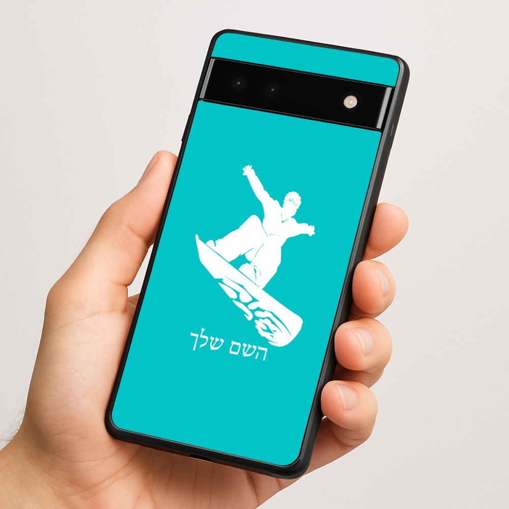 כיסוי בעיצוב אישי עם השם שלך לדגם - Google Pixel 6a 5G בעיצוב סנובורדיסט