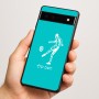כיסוי בעיצוב אישי עם השם שלך לדגם - Google Pixel 6a 5G בעיצוב שחקן כדורגל